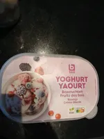 Yaourt-fruits des bois crème glacée