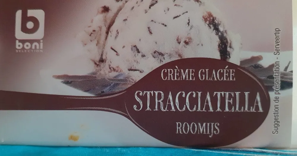 Crème glacée staciatella