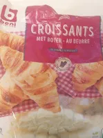 Croissants au beurre, surgelés