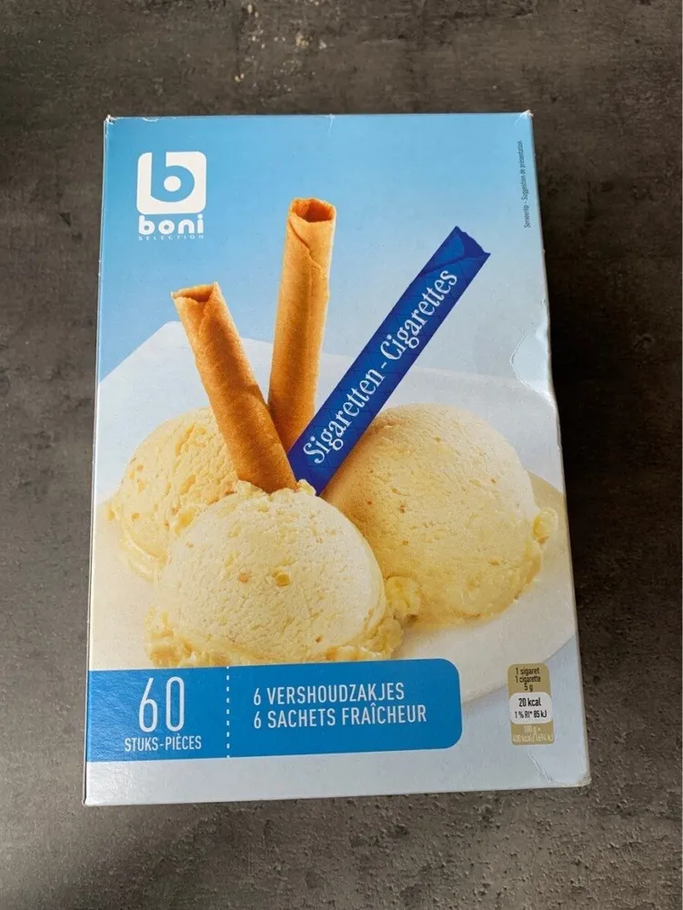 Cigarette biscuits