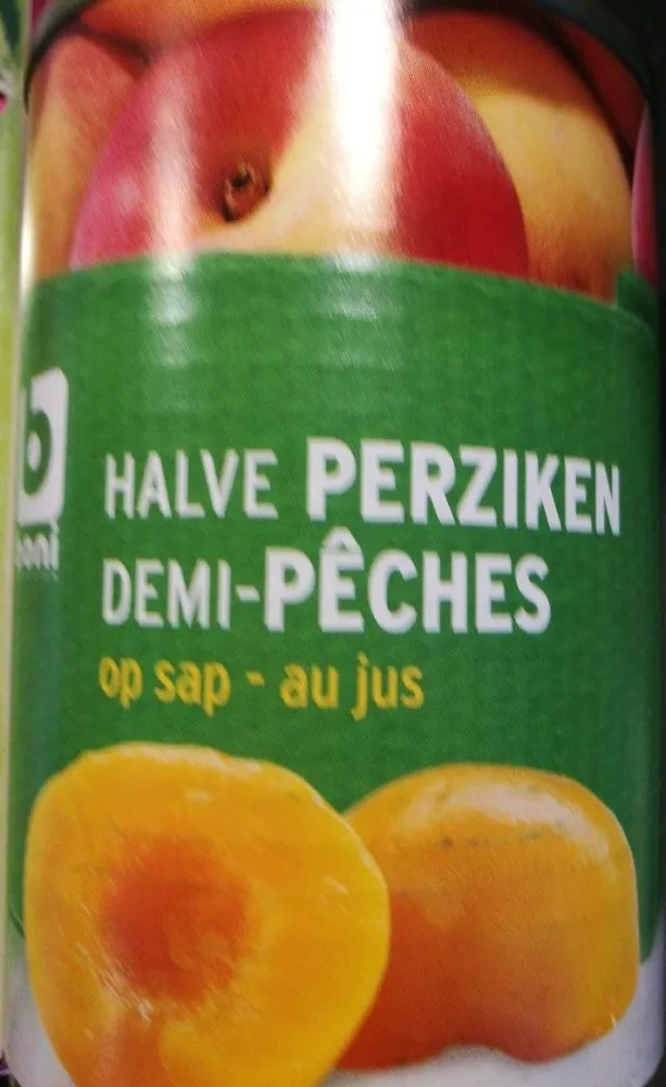 Demi-pêches au jus