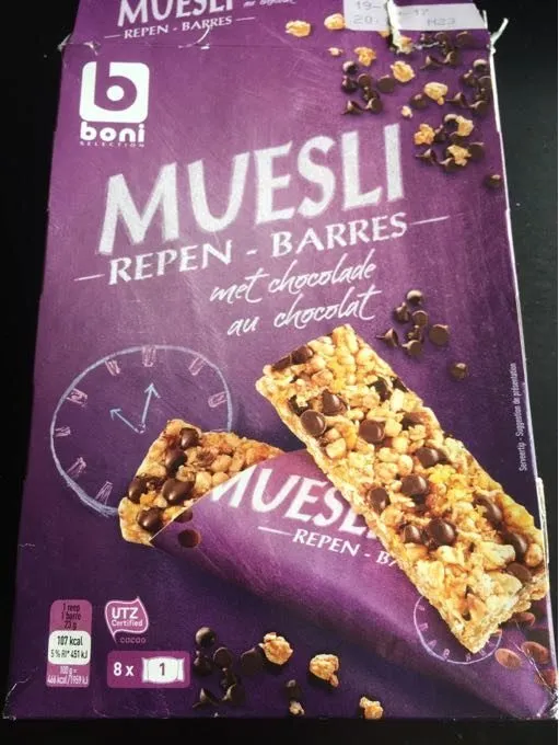 Muesli Repen Met Chocolade - Barres Au Chocolat
