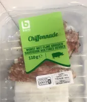 Chiffonnade saucisson aux herbes