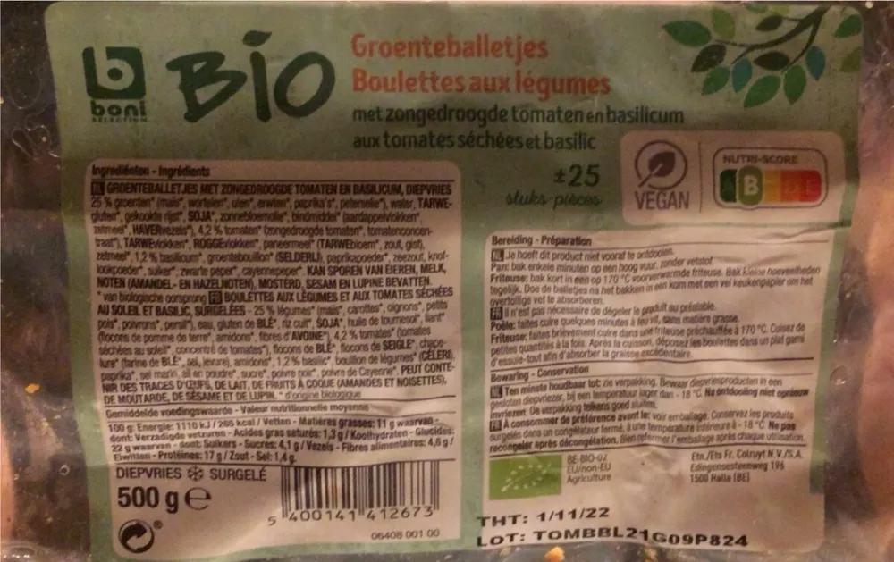 Groenteballetjes
