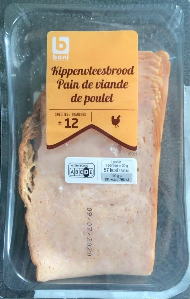 Pain de viande de poulet