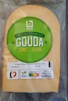 Gouda jeune tranches