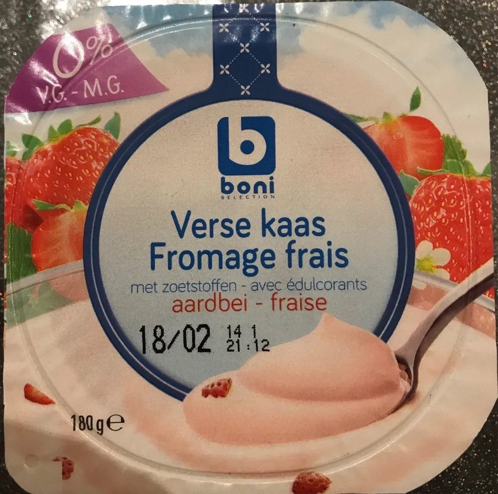Fromage frais 0% fraise