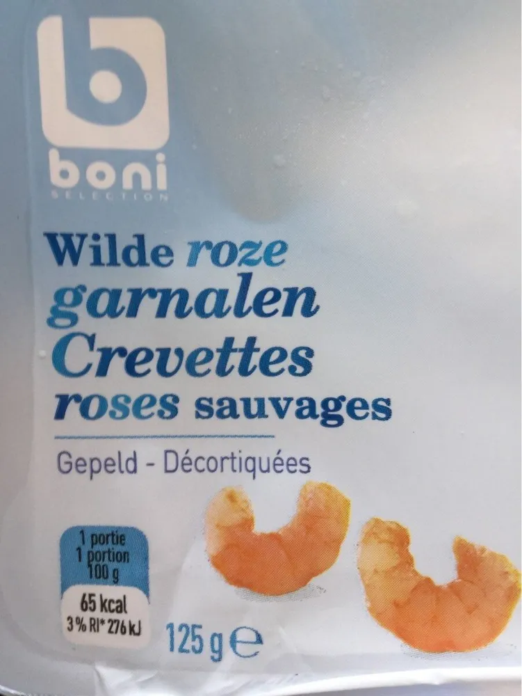 Crevettes roses sauvages