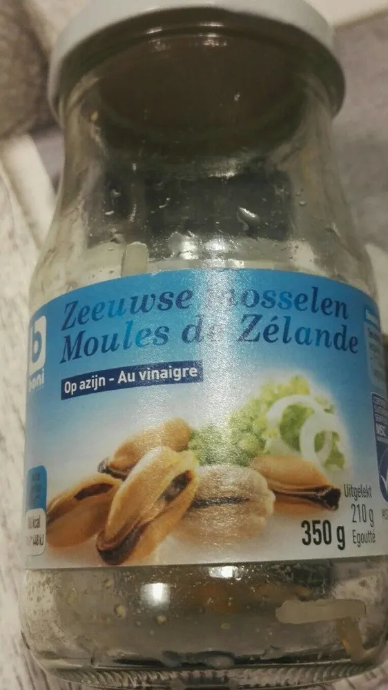 Moule de Zélande au vinaigre