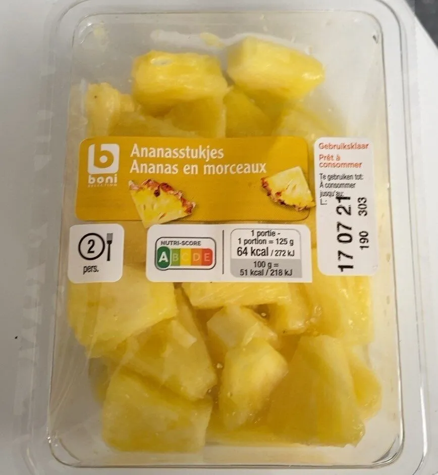 Ananas en morceaux