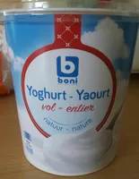 Yoghurt vol natuur
