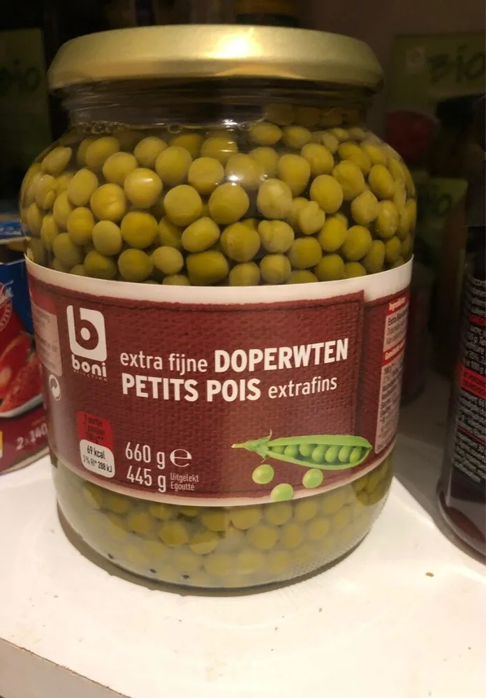 Petits pois extra