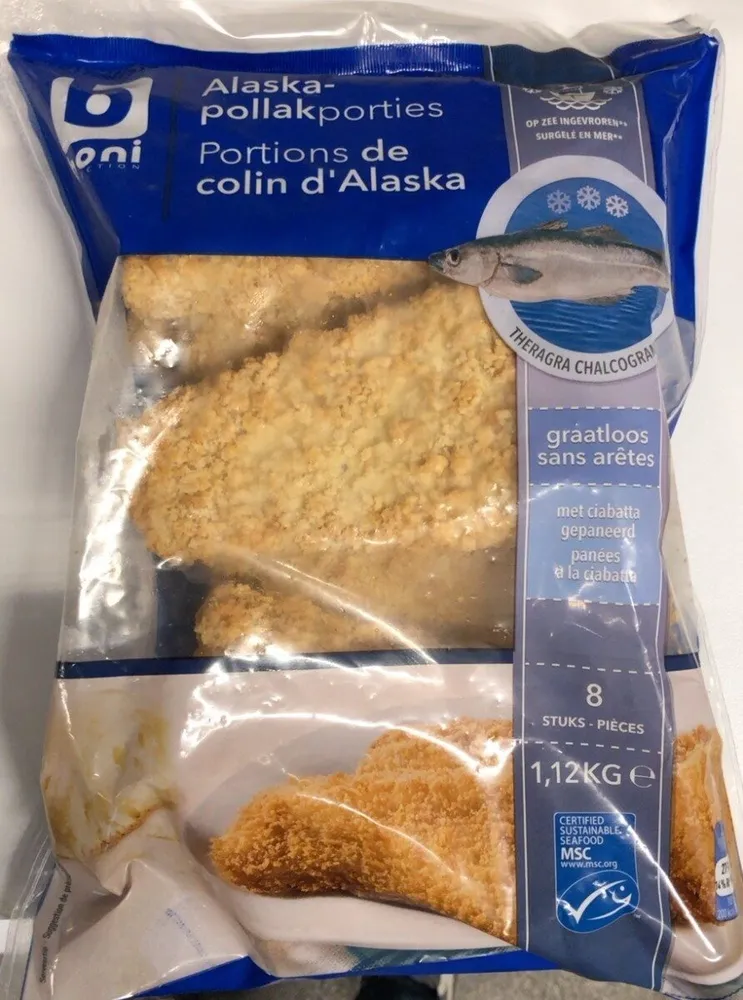 Portions de colin d’Alaska