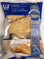 Portions de colin d’Alaska