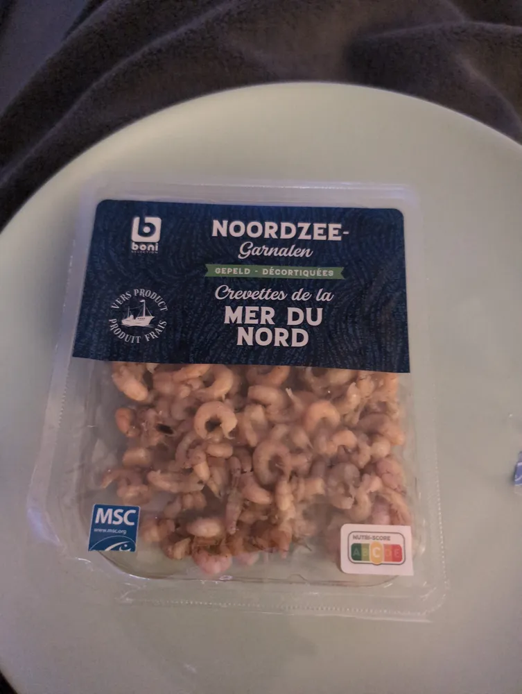 Crevettes de la mer du Nord