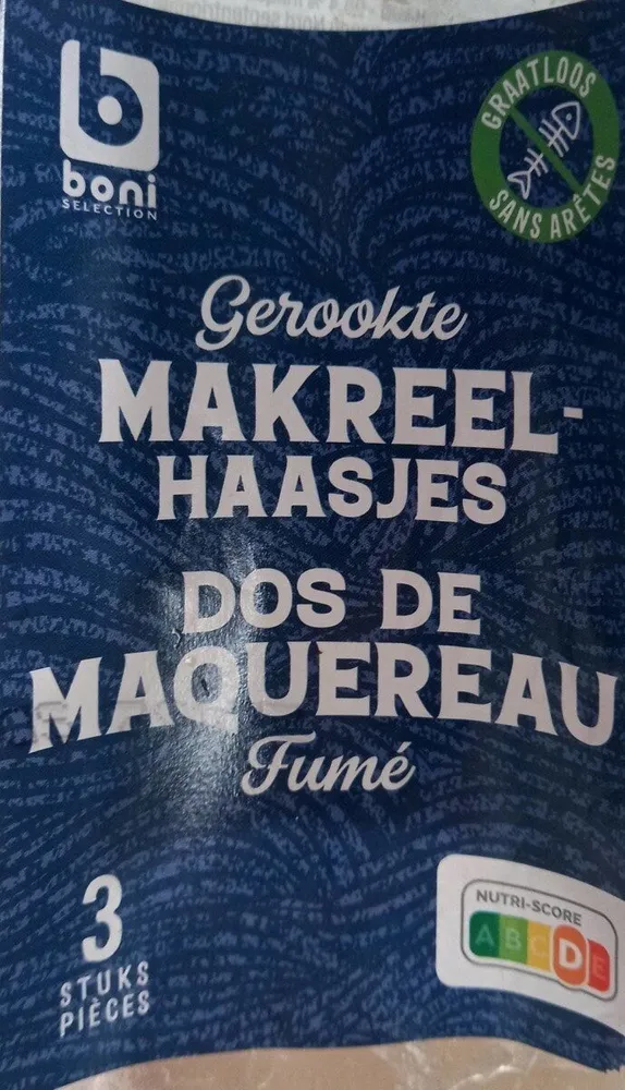 Dos de maquereaux fumé