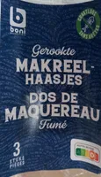 Dos de maquereaux fumé