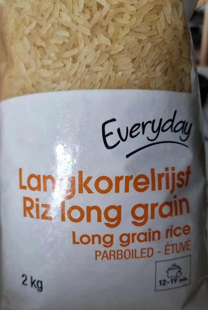 Langkorrelrijst