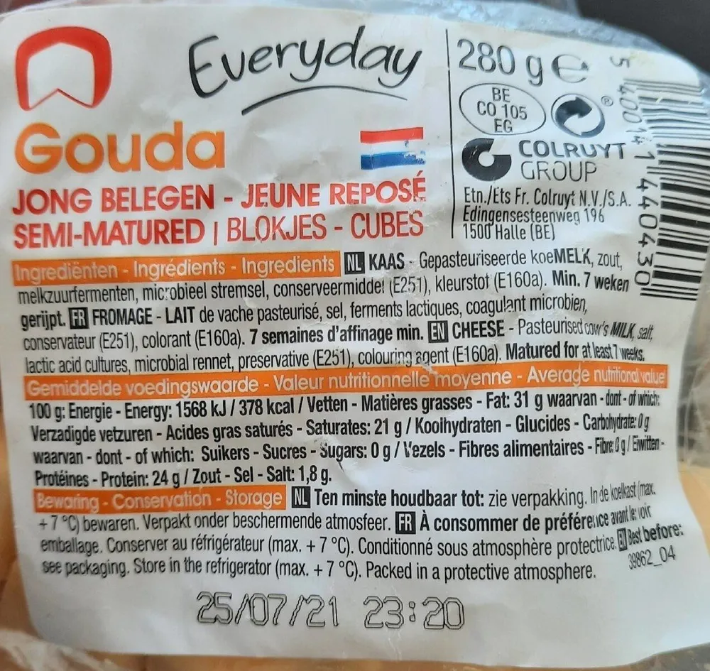 Gauda kaasblokjes