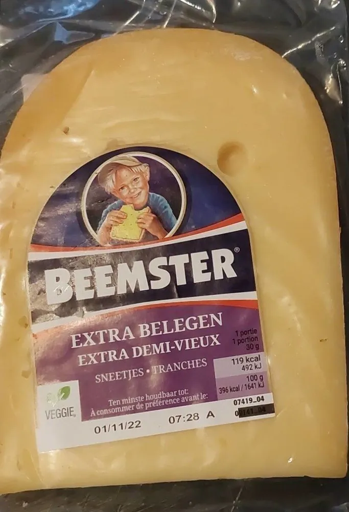 Beemster extra demi-vieux tranches