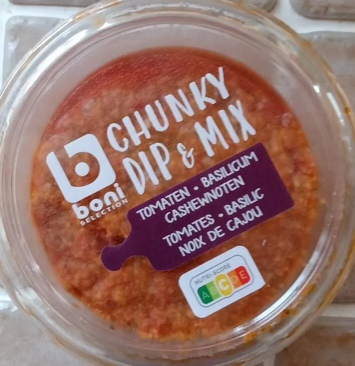 Chunky dip mix  tomates basilic noix de cajou