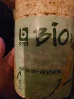 Rijstwafels Galettes de riz met sesam - au sésame