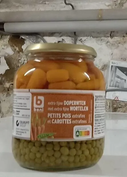 Petits pois extra-fins et carottes extafines