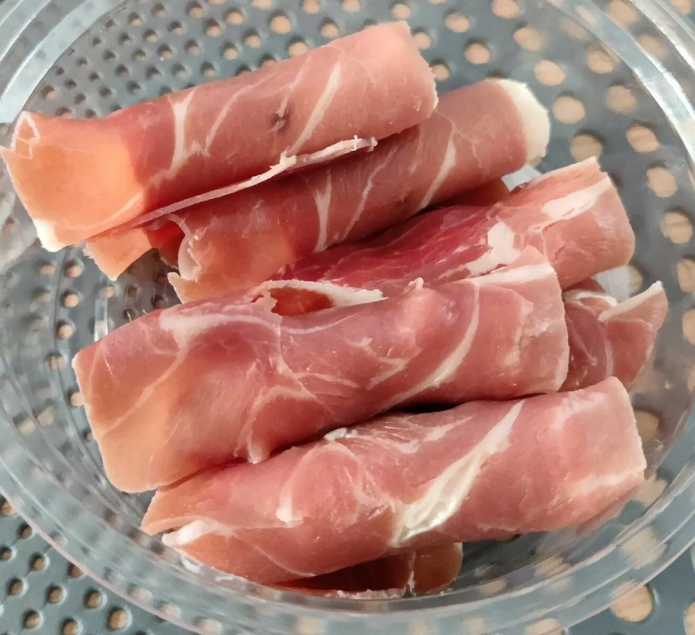 Jambon Serrano fourré fromage frais