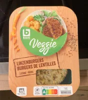 Burgers de lentilles veggie