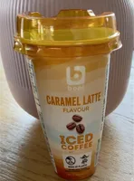 Iced coffee caramel latte