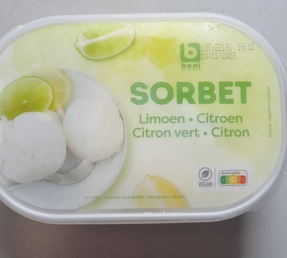Sorbet citron