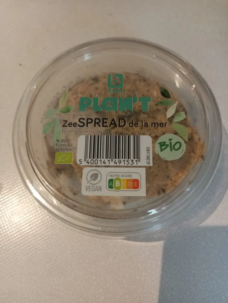 Boni plan't Spread de la mer