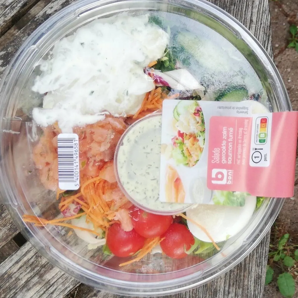 Salade saumon fumé