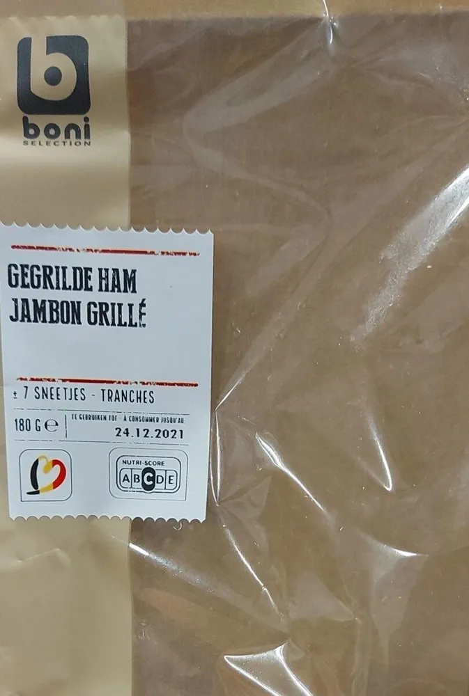 Jambon grillé