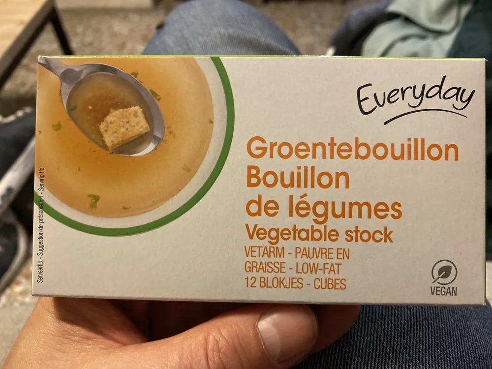 Groentebouillon / Bouillon de légumes / Vegetable stock