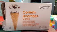 Cornets glace au gout vanille