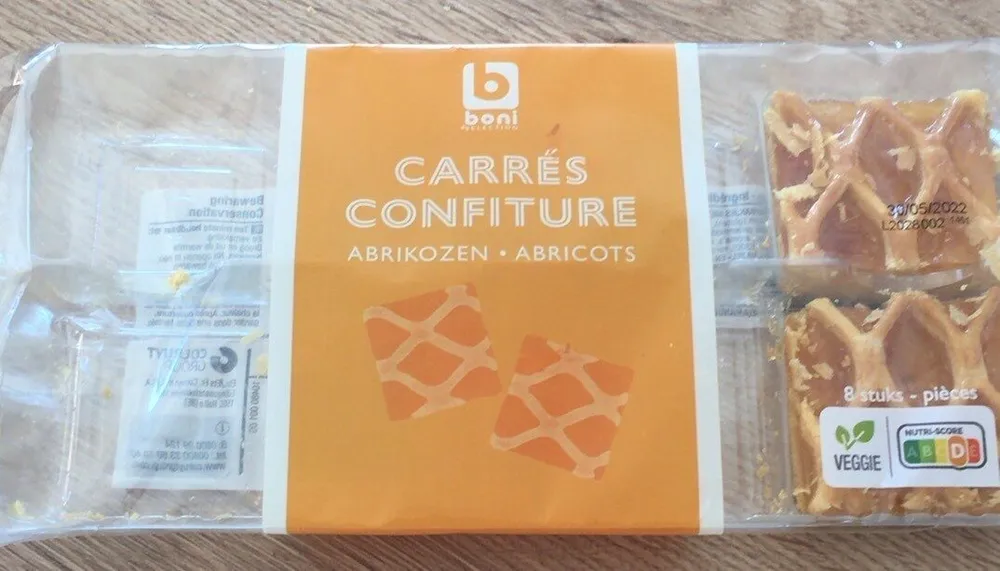 Carrés de confiture