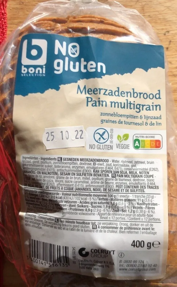 Glutenvrij meerzadenbrood