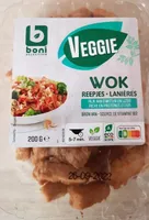 Veggie wok lanières