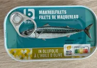 Makreelfilets in olijfolie