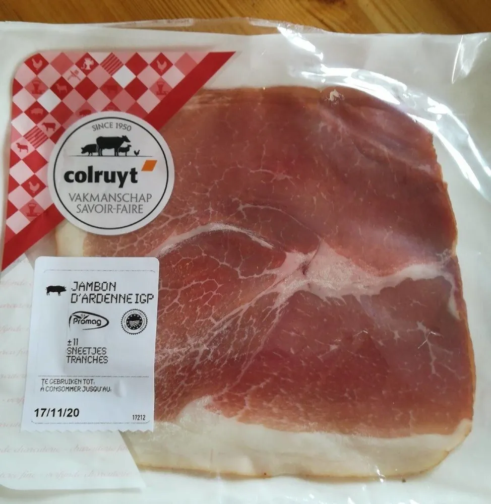 Jambon d'ardenne IGP