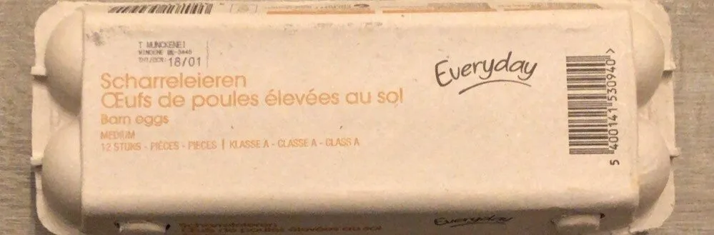 Oeufs de poules élevées au sol