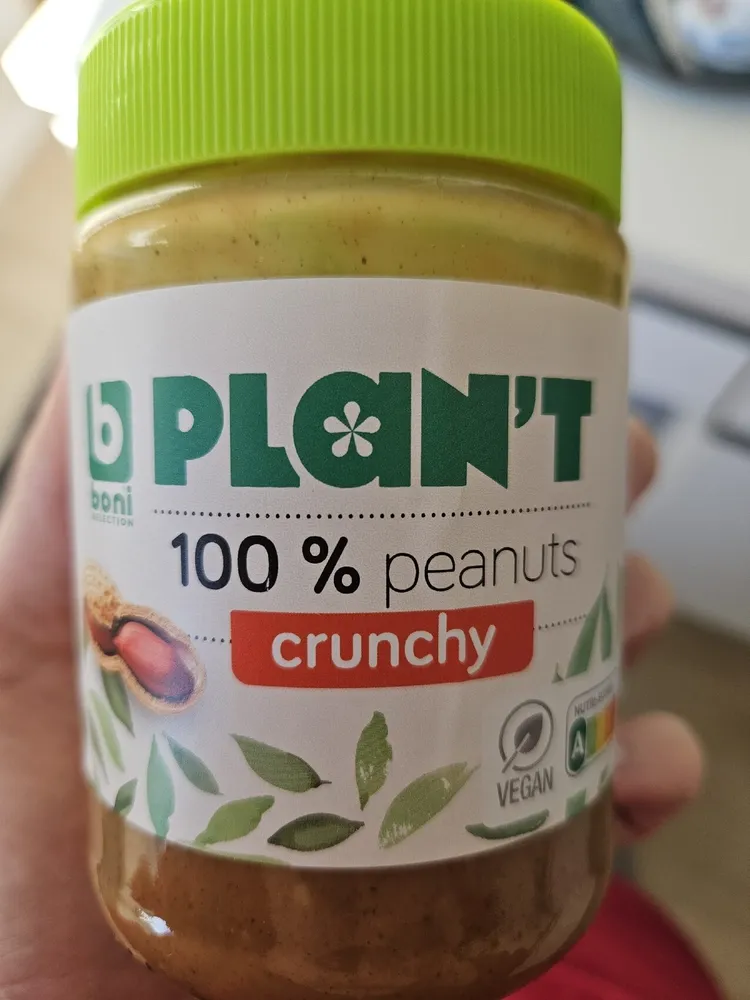 100 % peanuts crunchy