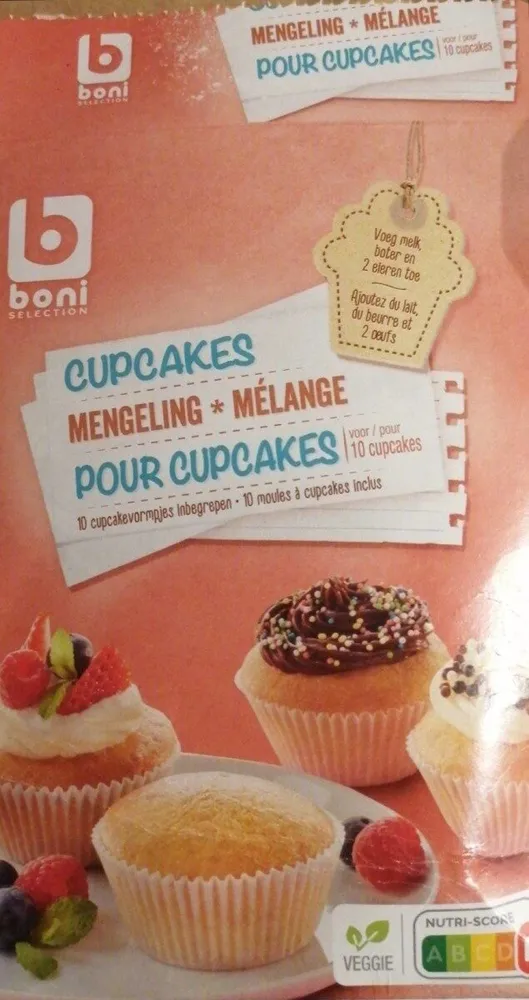 Mélange cupcakes boni