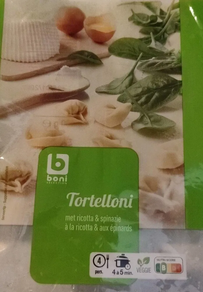 Tortelloni ricotta épinards