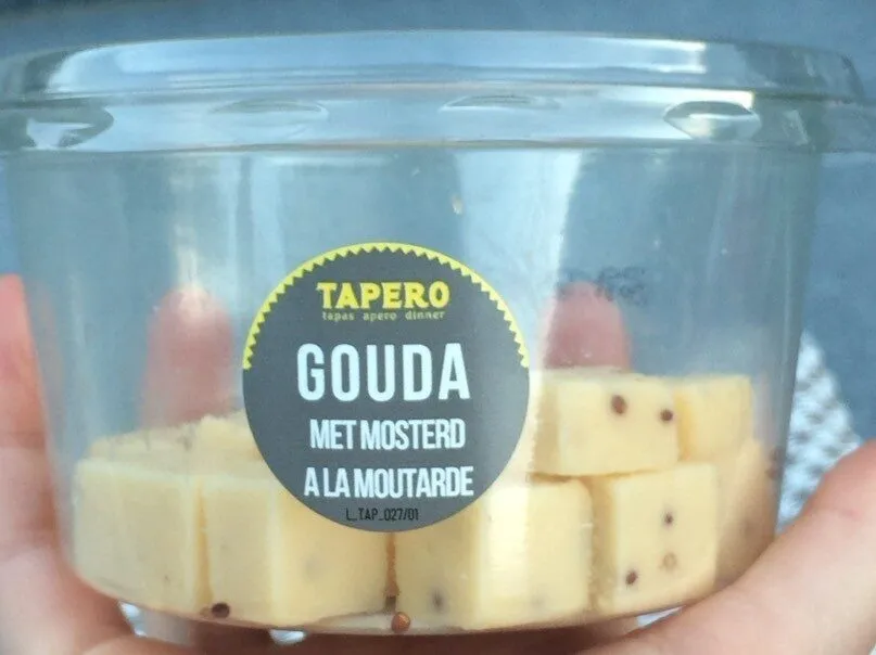 Gouda met mosterd