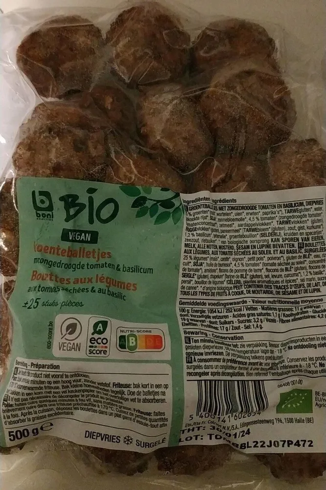Boulettes aux légumes