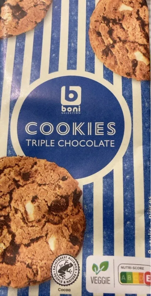 Cookies triple chocolate