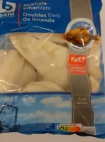 Doubles filets de limande