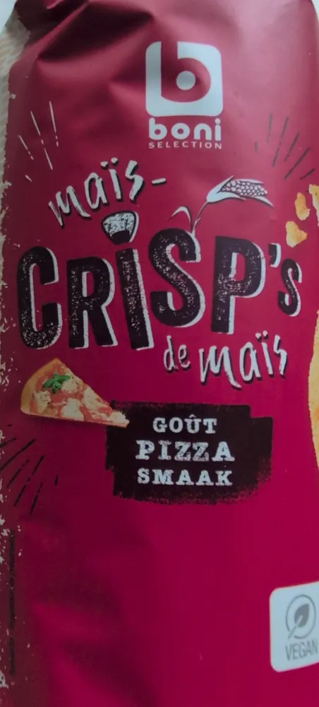 Maïs-Crisp's de maïs goût pizza